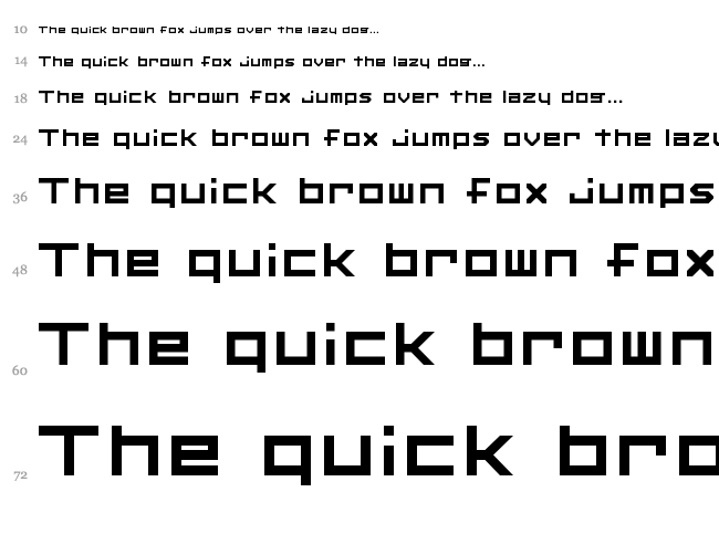 Other F font waterfall